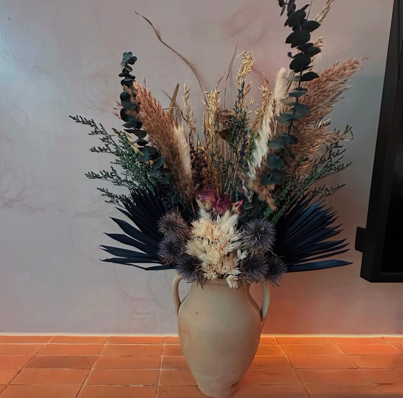 Beautiful dried flower display